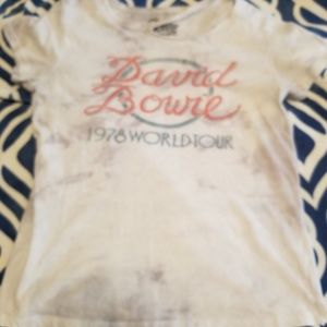 David Bowie distressed tee